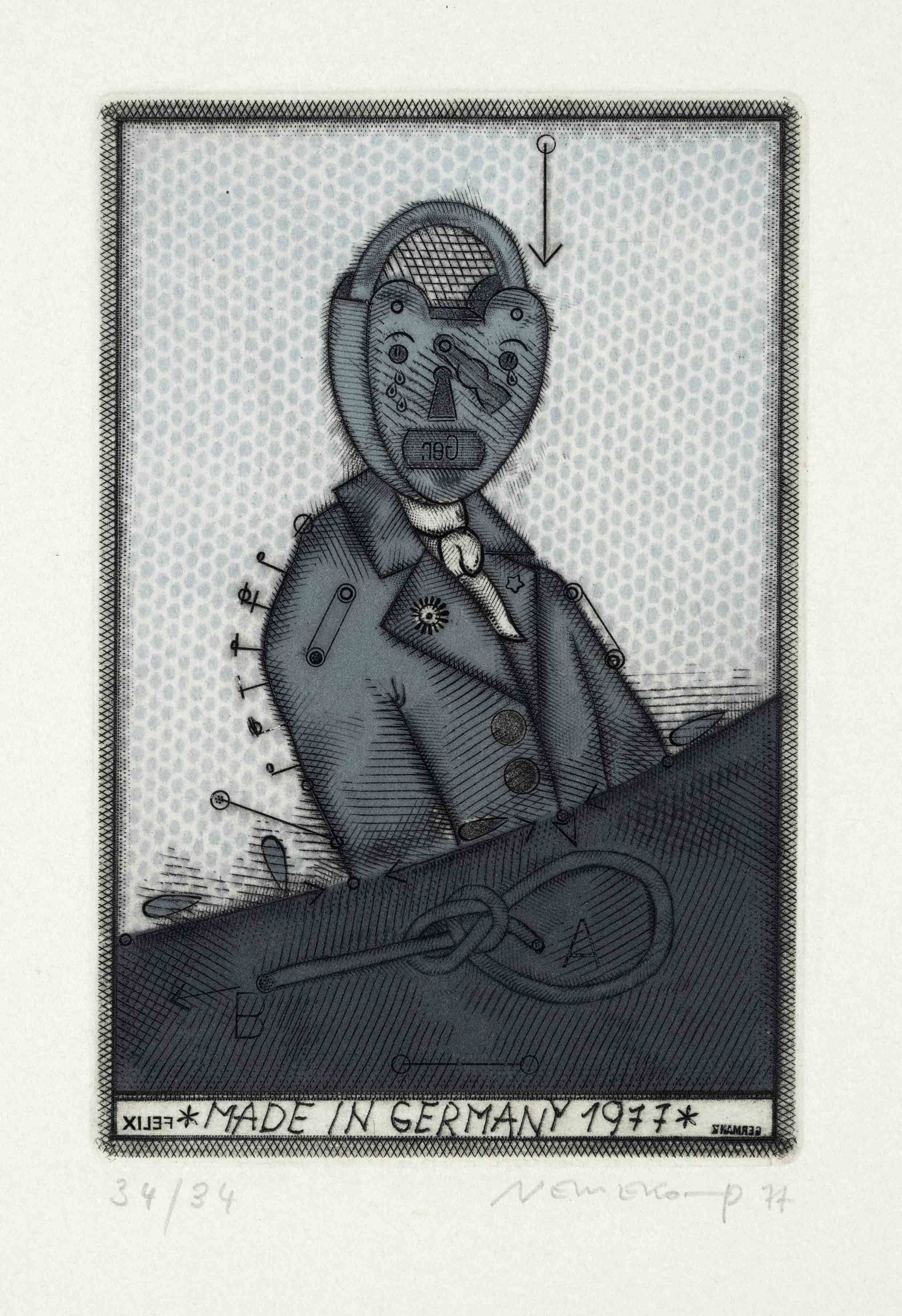 Johannes Vennekamp (*1935), set of 6 small etchings by the Berlin artist, who co-founded the - Image 3 of 6