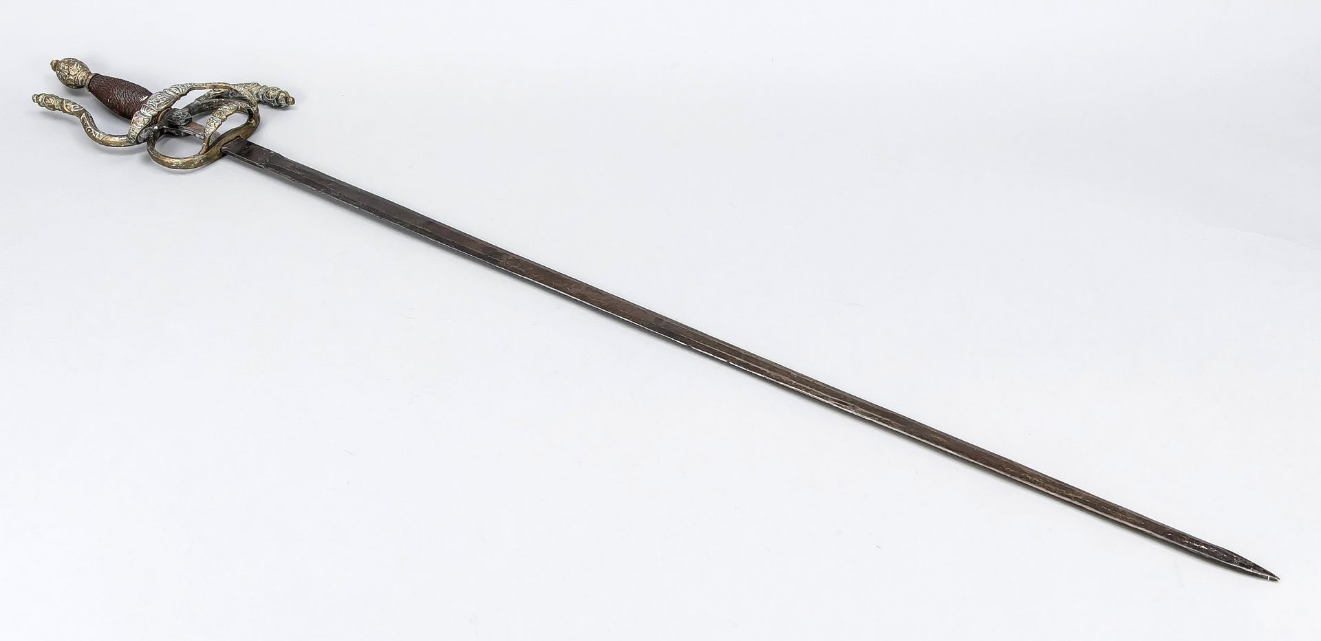 Rapier, 19./20. Jh., Eisenklin