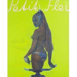 Anonymous Berlin artist from the environment of the Neue Wilden in the 1980s, female nude on a