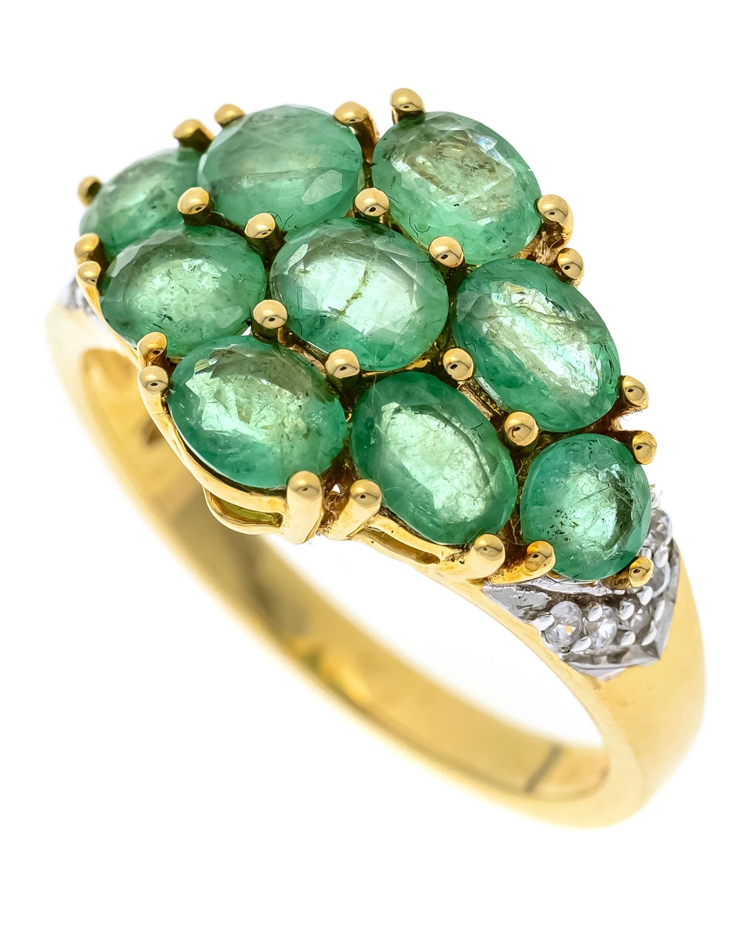 Smaragd-Topas-Ring GG 375/000