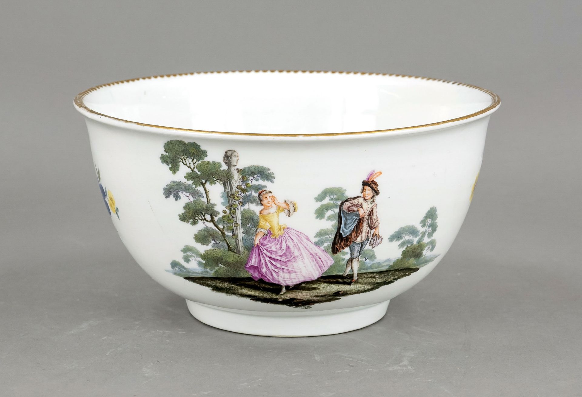 Kumme, Meissen, um 1740-1745, - Bild 2 aus 3