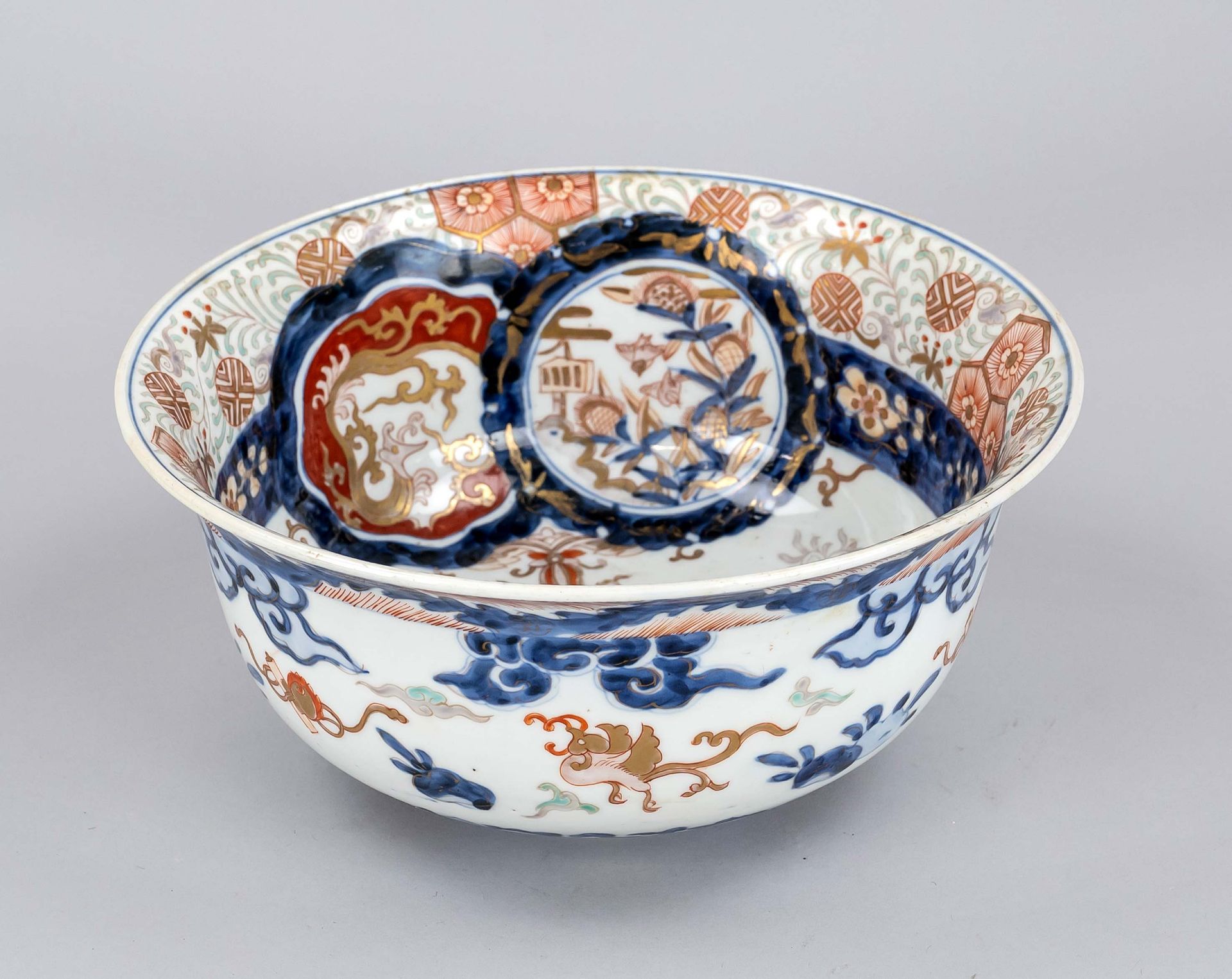 Prunkschale Imari, Japan, Edo-