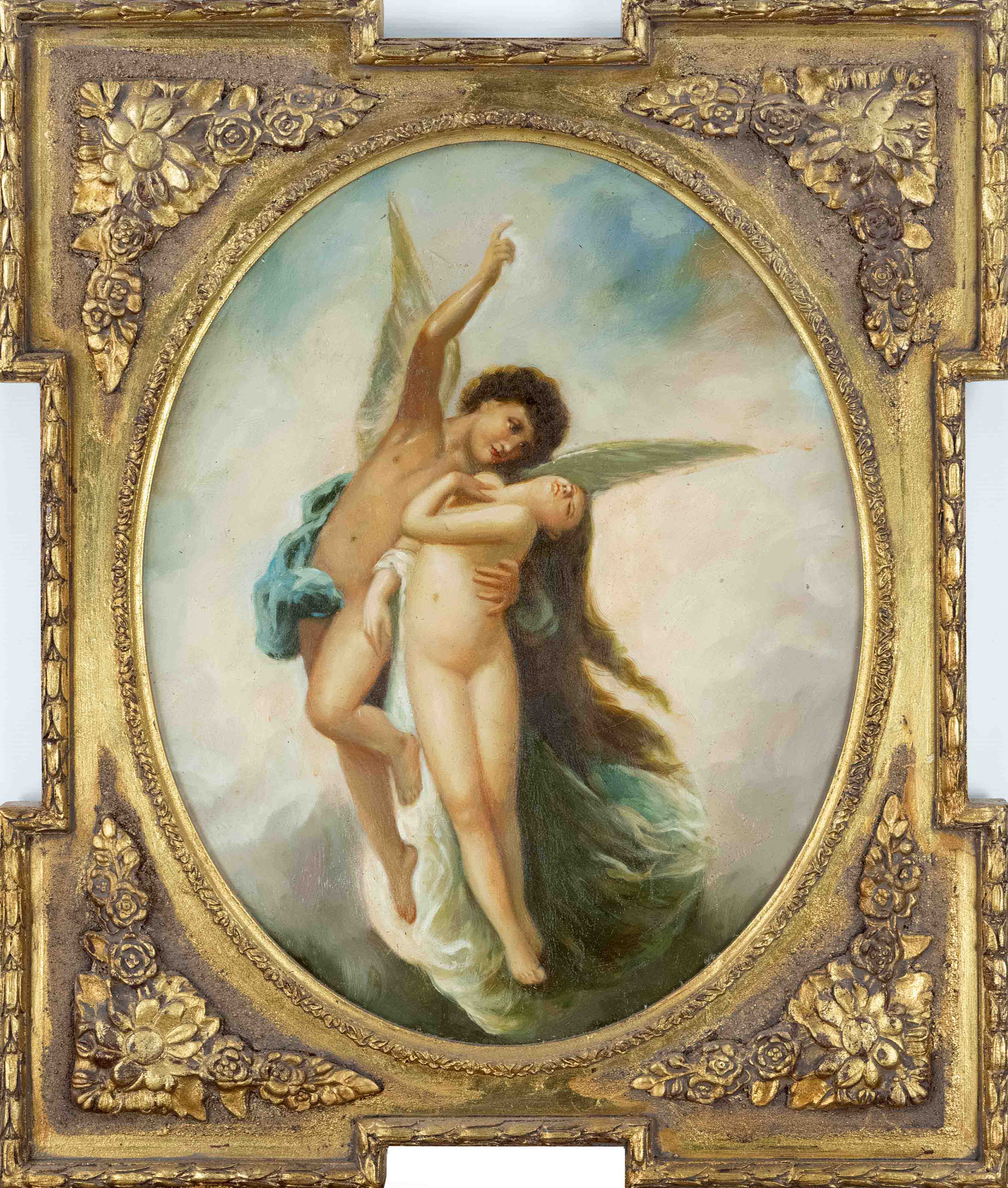 Anonymous copyist end of 20th century, Cupid carries up sleeping Psyche, after William Adolphe