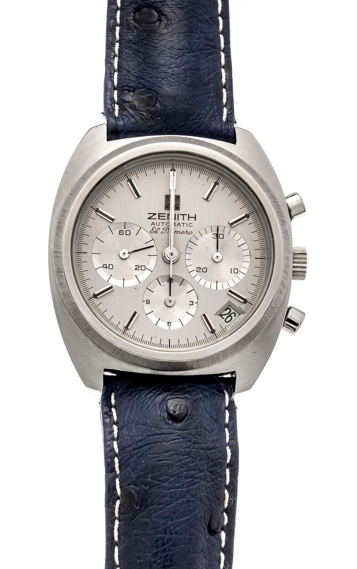 Zenith El Primero steel, automatic, chronograph, ref. 01-0210-415, movement El-Primero Cal. 3019 PHC