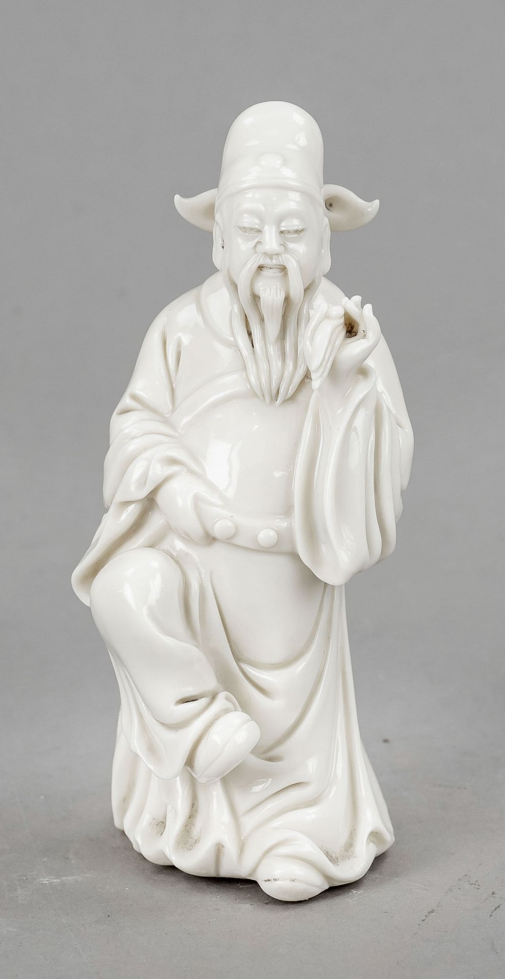 Immortal Cao Guojiu Blanc de Chine, China, 19th/20th century, Dehua porcelain of one of the 8