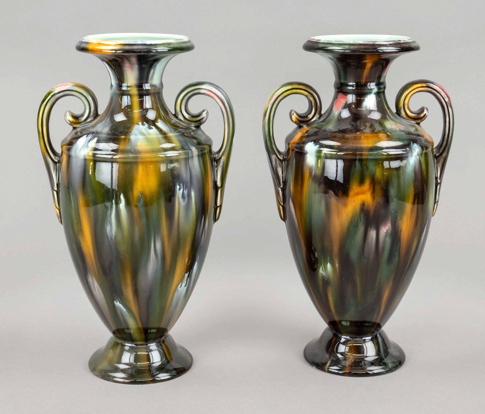 Paar Jugendstil Vasen, Rörstra