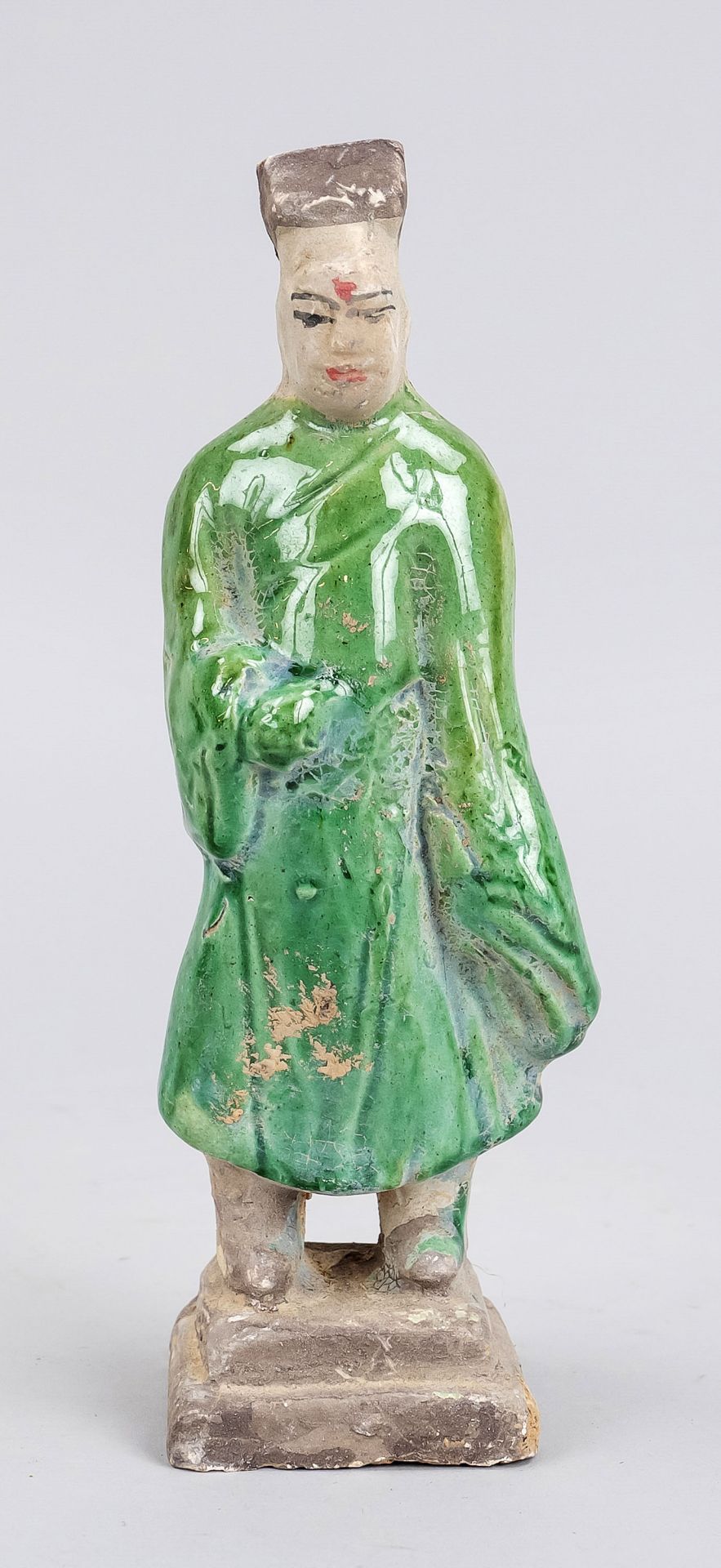 Mingqi tomb figure, China, Qing dynasty(1644-1912) 18th century or later, earthenware with cold