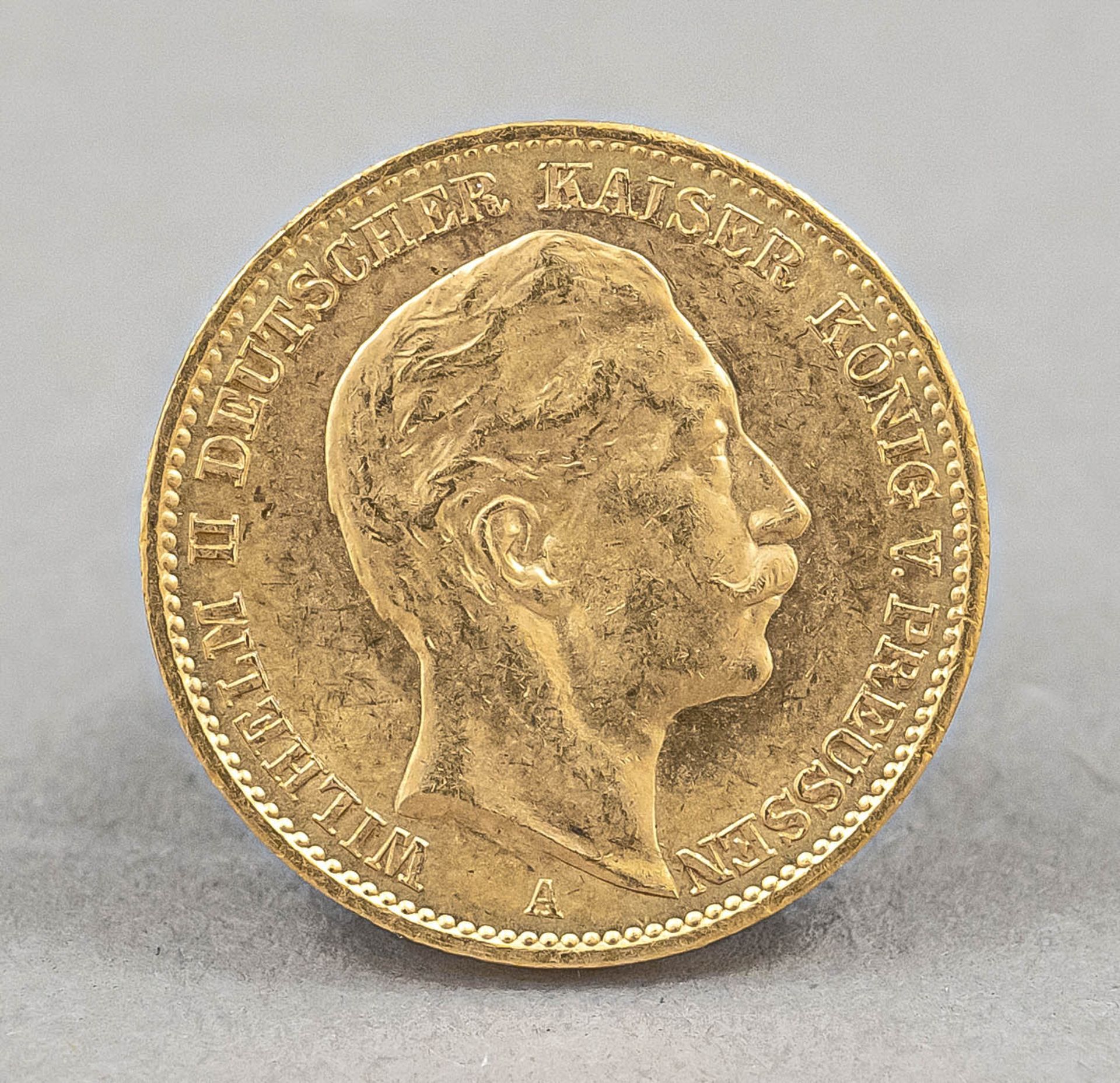 Goldmünze Preussen, 20 Mark Wi