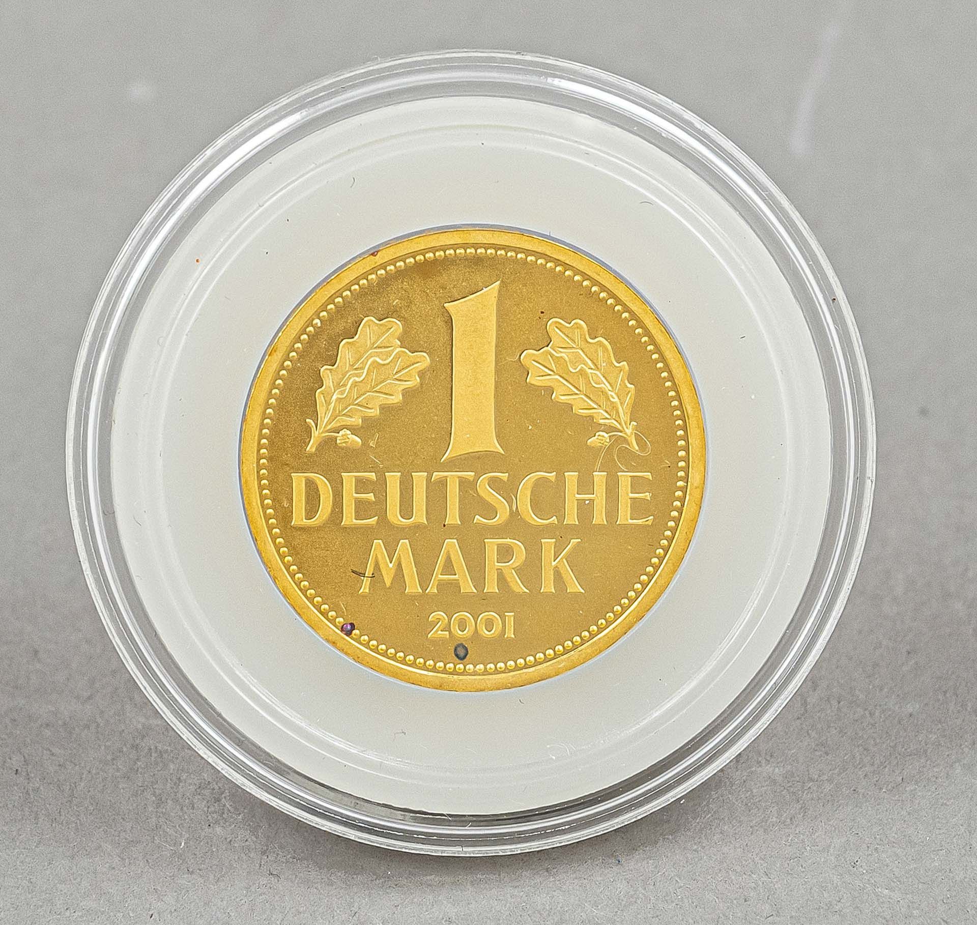 Goldmünze ''1 Deutsche Mark'',