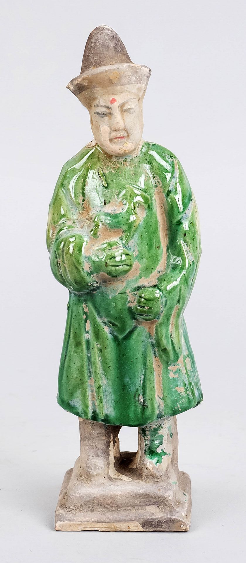 Mingqi tomb figure, China, Qing dynasty(1644-1912) 18th century or later, earthenware with cold