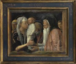 Andrea Mantegna (1431-1506), copy after, ''The Presentation of Christ in the Temple'', copy around