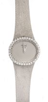 Chopard diamond ladies bracelet watch, GG 750/000, with 36 brilliant-cut diamonds in lobed setting