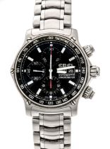 Ebel Dicovery men's watch, chronograph automatic, ref. E9750L62 circa 2010, case and bracelet