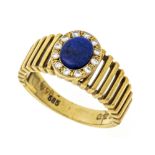 Lapislazuli-Brillant-Ring GG 5