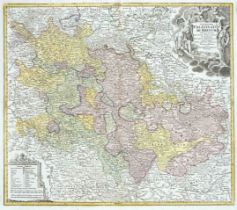 Historical map of Rhineland-Palatinate ''Palatinatum ad Rhenum (...) Episcopatus