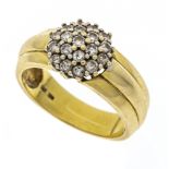 Brillant-Ring GG/WG 585/000 mi