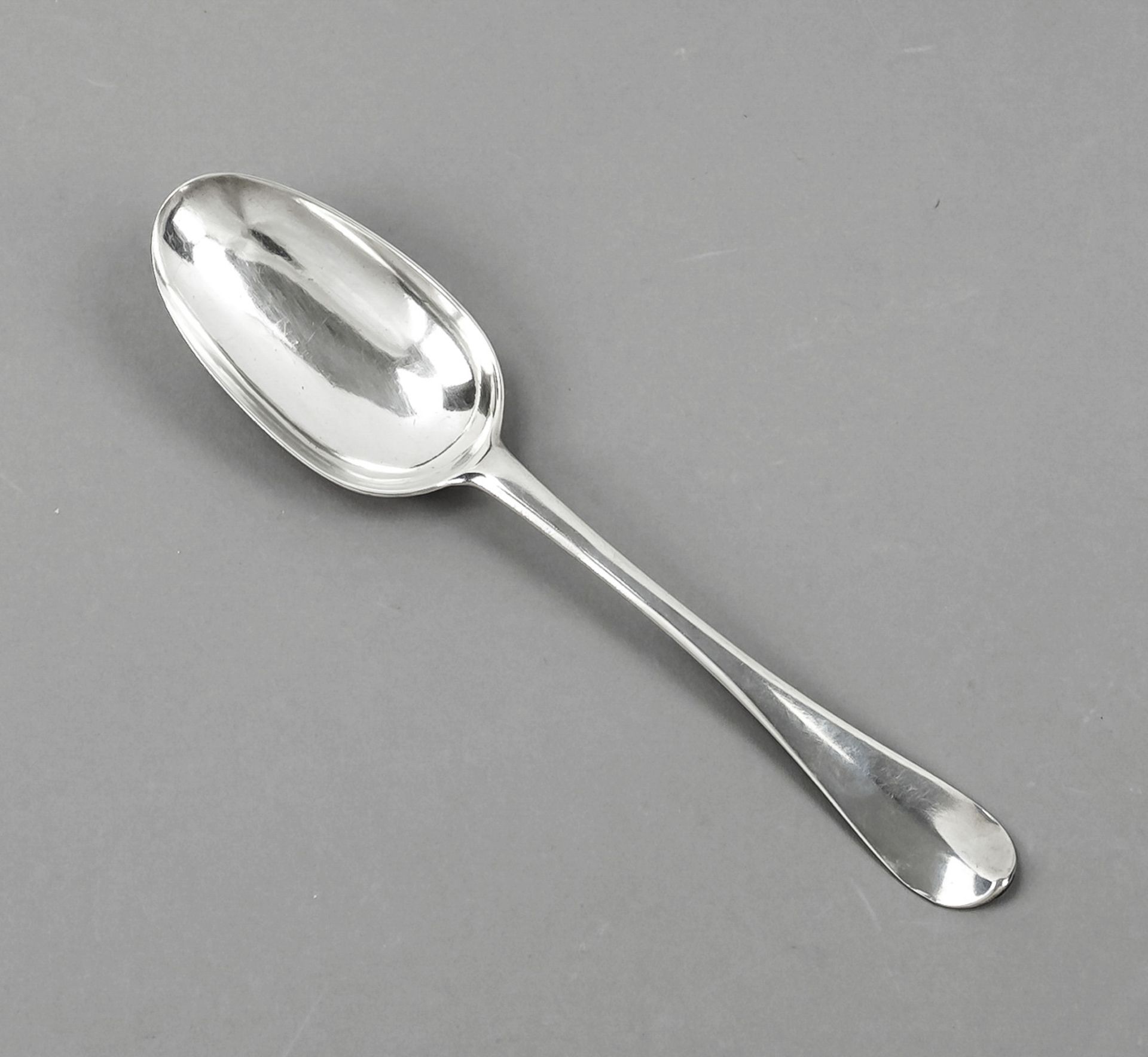 Spoon, German, end of 17th century, hallmark Braunschweig (Spieß p. 280 f.), maker's mark EM in a