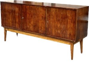 Sideboard around 1950/60, walnut veneered, 88 x 180 x 45 cm - The furniture cannot be viewed in