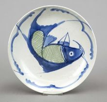 Fischteller, China, Porzellan