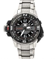 Seiko 5 Sports, men's watch, steel, Ref. 7S36-02K0, Seiko Automatic Cal. 7S36 runs accurate, 41hours