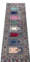 Mosque carpet, 281 x 98 cm