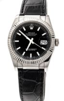 Rolex Oyster Perpetuel Datejust men's watch WG 750/000, ref. 116139, chronometer, automatic,