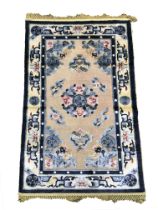 Carpet, China, silk, metal threads, 140 x 84 cm