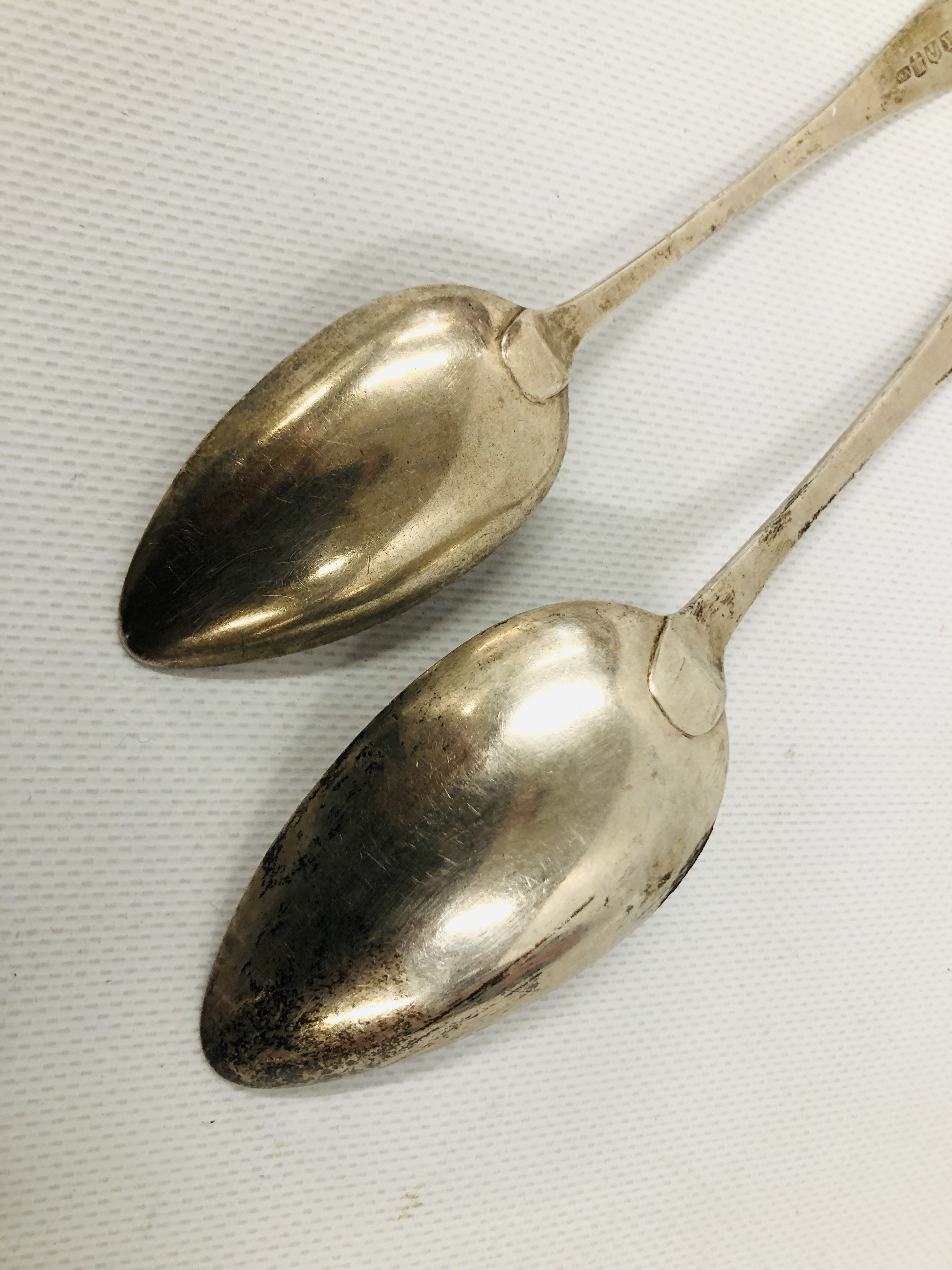 GEORGE IV SILVER SERVING SPOON, EDINGBURGH 1804 MAKER W.A. - Image 5 of 7