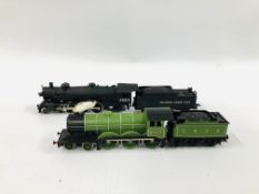 TWO '00' GAUGE LOCOMOTIVES WITH TENDERS TO INCLUDE HORNBY R150 AND ATLANTIC COAST LINE