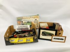 A COLLECTION OF 00 GAUGE MODEL RAILWAY TO INCLUDE LOCOMOTIVES, CARRIAGES, ROLLING STOCK,