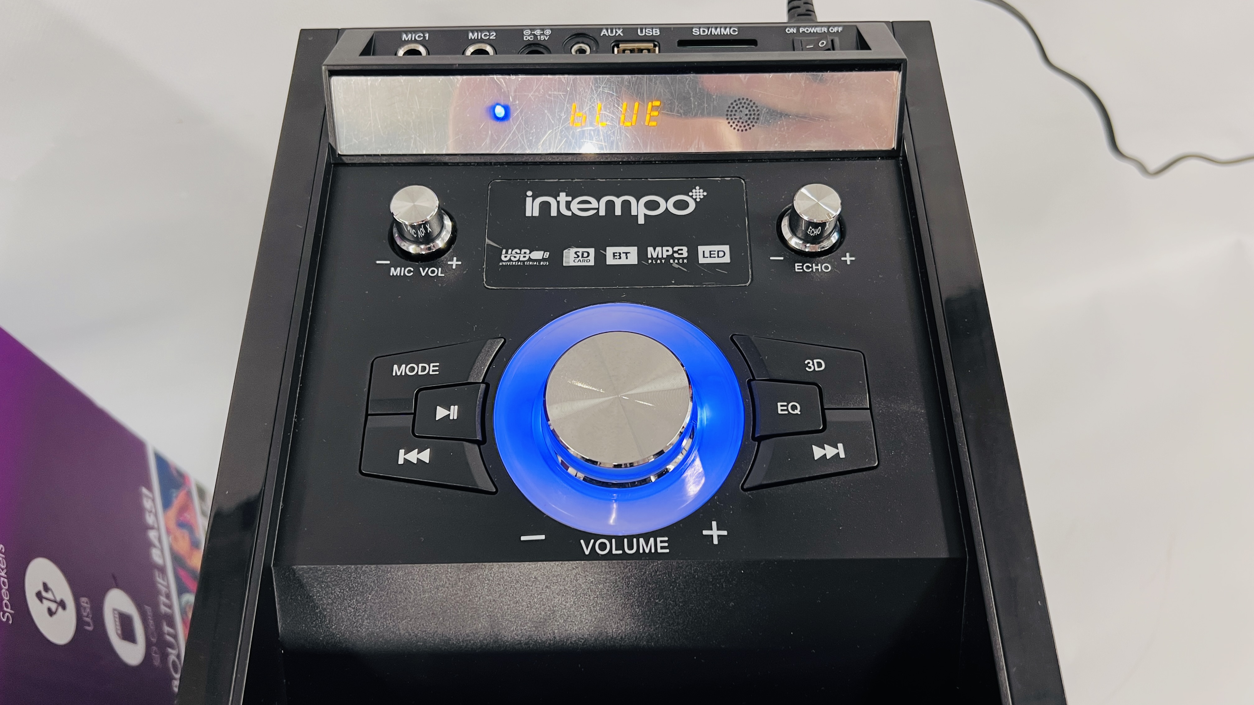 A BOXED INTEMPO ELECTRO UNIT LOUD SPEAKER - SOLD AS SEEN - Image 4 of 11