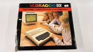 BOXED DRAGON 32 RETRO COMPUTER GAME - SOLD AS SEEN