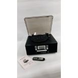 A NEOSTAR LECD1 RECORD/CD/RADIO RECORDER WITH INSTRUCTIONS - SOLD AS SEEN