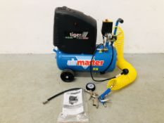 TIGER 7/250 TURBO AIR MASTER COMPRESSOR WITH INSTRUCTIONS,