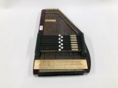 A VINTAGE CHORD HARP.