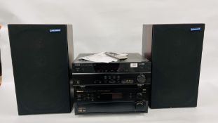 YAMAHA NATURAL SOUND AV RECEIVER RX-V667 WITH REMOTE AND INSTRUCTIONS,