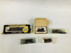 A COLLECTION OF FIVE N SCALE LOCOMOTIVES TO INCLUDE MINITRIX GRAHAMFARISH, ETC.