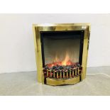 A DIMPLEX COAL EFFECT ELECTRIC HEATER MODEL EBY15 (MK 11) - SOLD AS SEEN