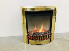 A DIMPLEX COAL EFFECT ELECTRIC HEATER MODEL EBY15 (MK 11) - SOLD AS SEEN