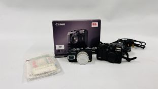 CANON POWER SHOT G10 DIGITAL CAMERA WITH ACCESSORIES AND PANASONIC LUMIX DMC-LX1 DIGITAL CAMERA -