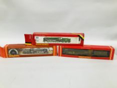 3 X BOXED HORNBY 00 GAUGE LOCOMOTIVES WITH TENDERS TO INCLUDE "EVENING STAR".