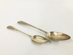 GEORGE IV SILVER SERVING SPOON, EDINGBURGH 1804 MAKER W.A.