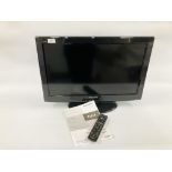 PANASONIC 26 INCH TELEVISION COMPLETE WITH REMOTE COMMANDER - SOLD AS SEEN