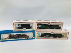 FOUR BOXED HO SCALE LOCOMOTIVES TO INCLUDE PENNSYLVANIA, FORT WAYNE,