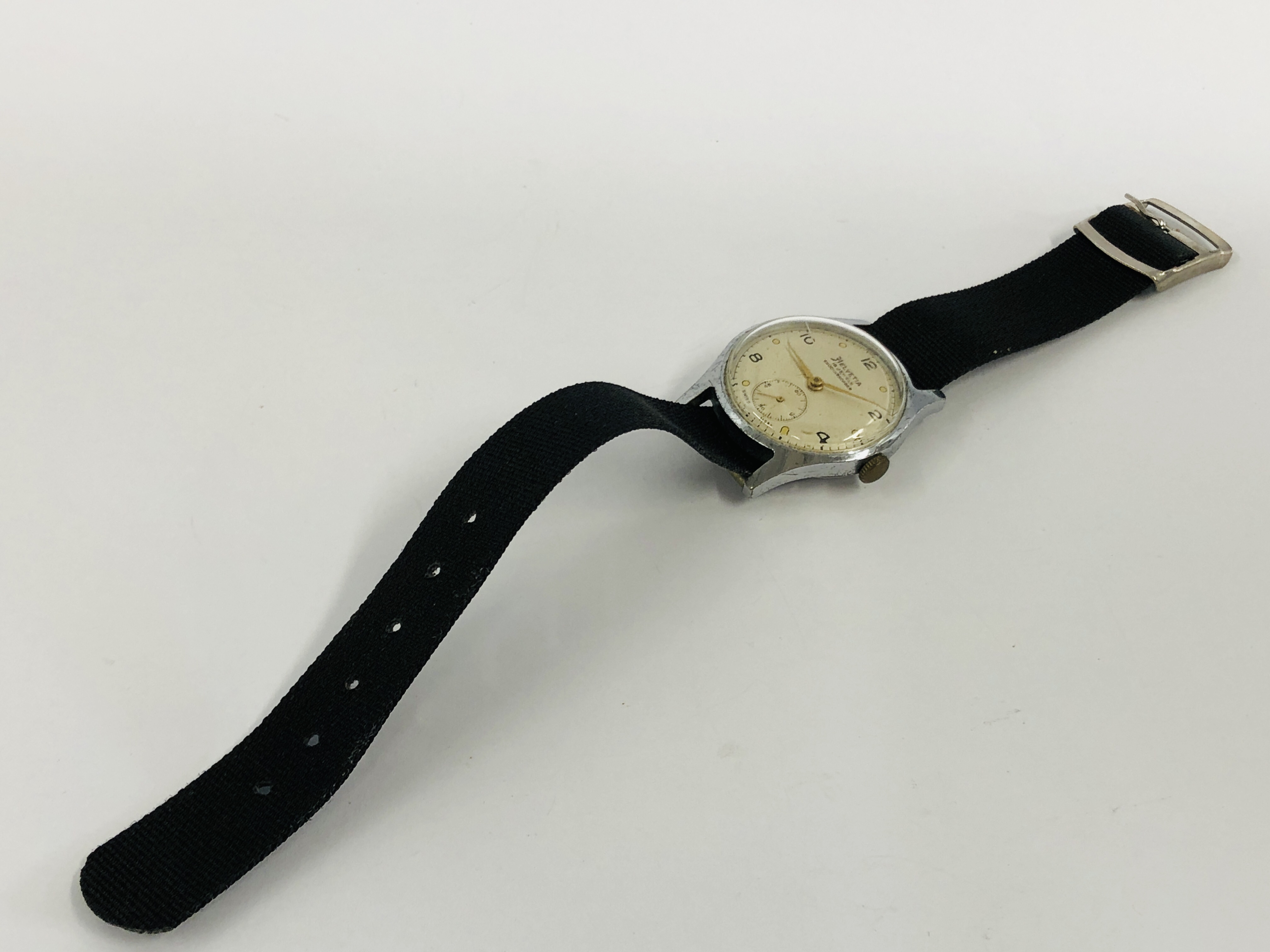 VINTAGE WRIST WATCH MARKED "HELVETIA" SWISS MADE, - Image 8 of 8
