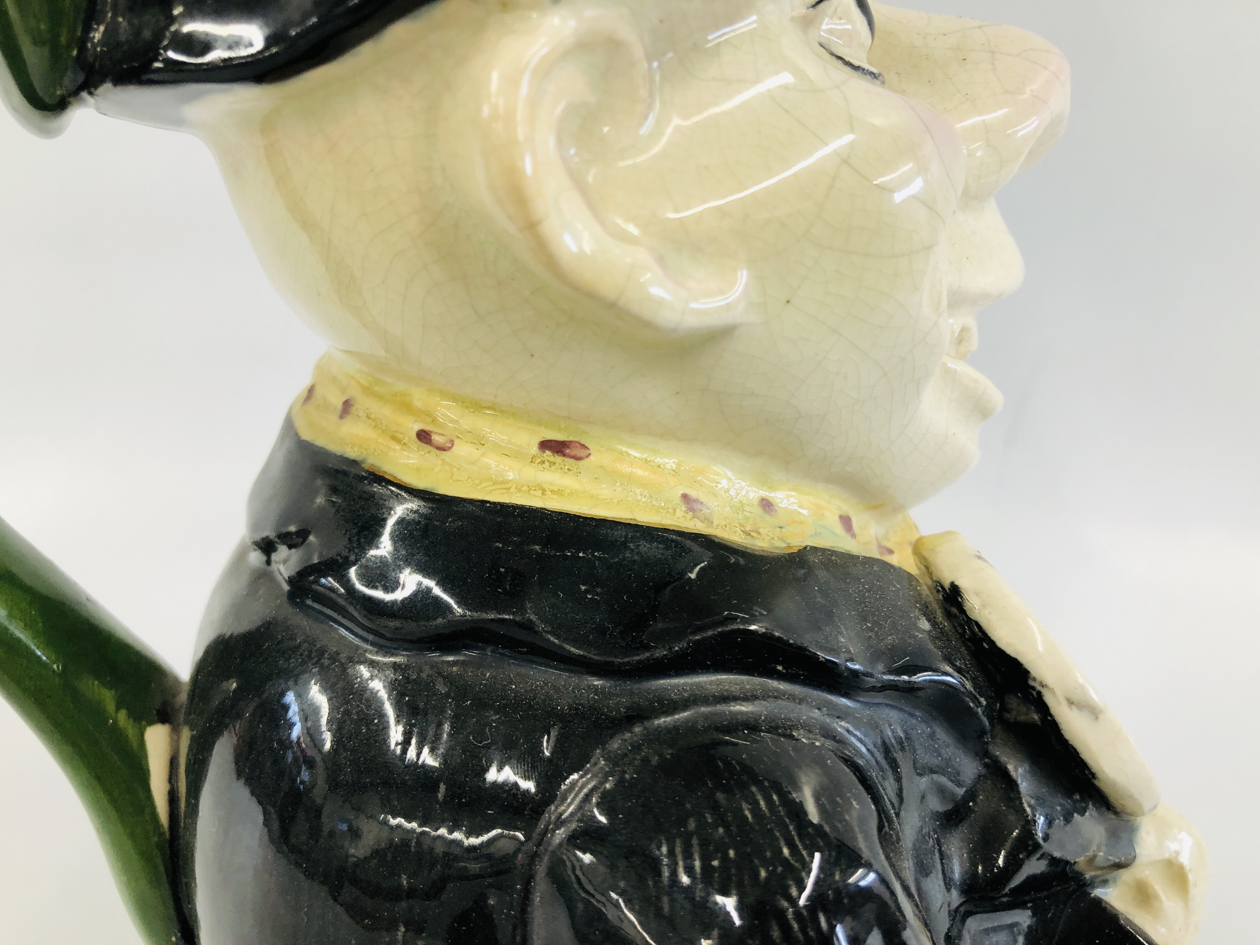 A TOBY JUG C1906 "I AM ON THE BLACK LIST" A/F - Image 6 of 11