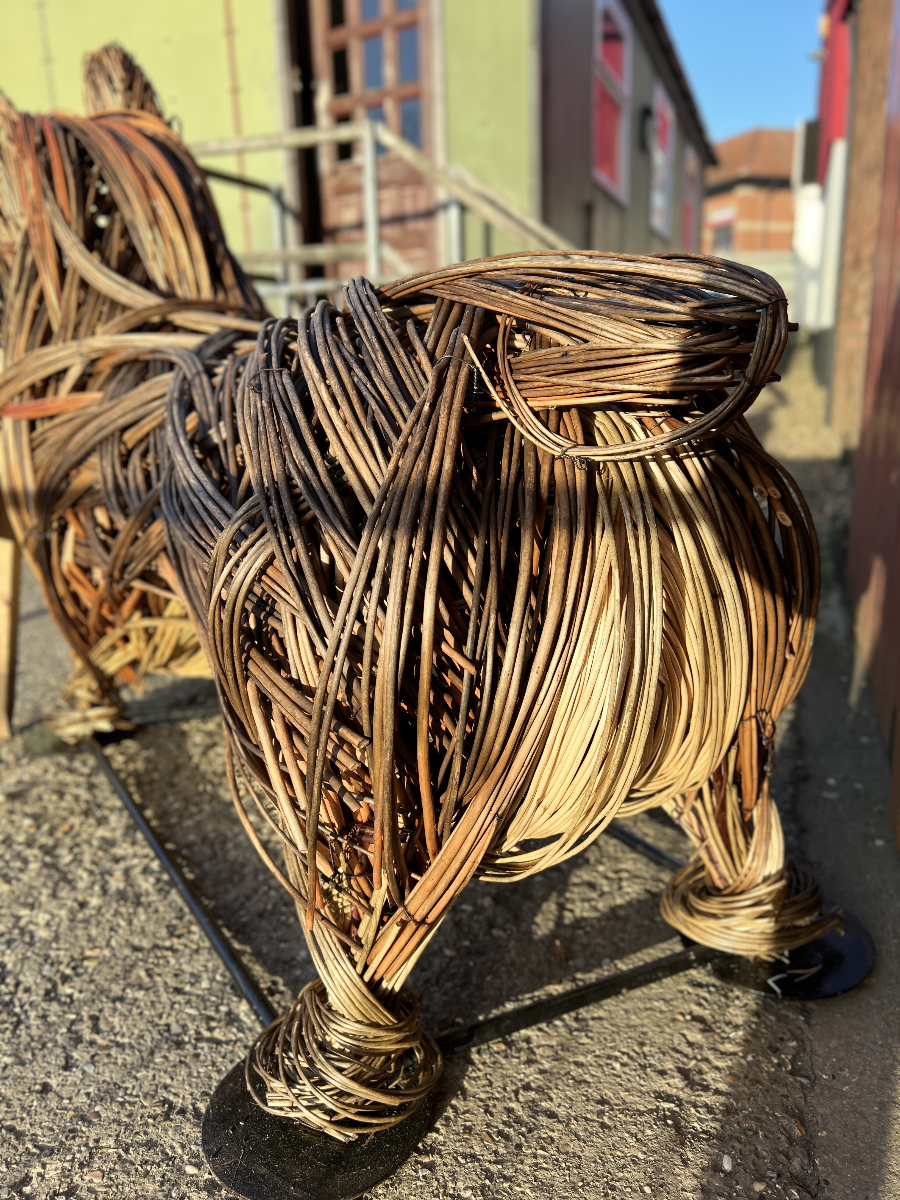A TIN HOUSE OVERSIZE WILLOW CORGI SCULPTURE BY ALI MACKENZIE "BETTY" No. - Image 8 of 11