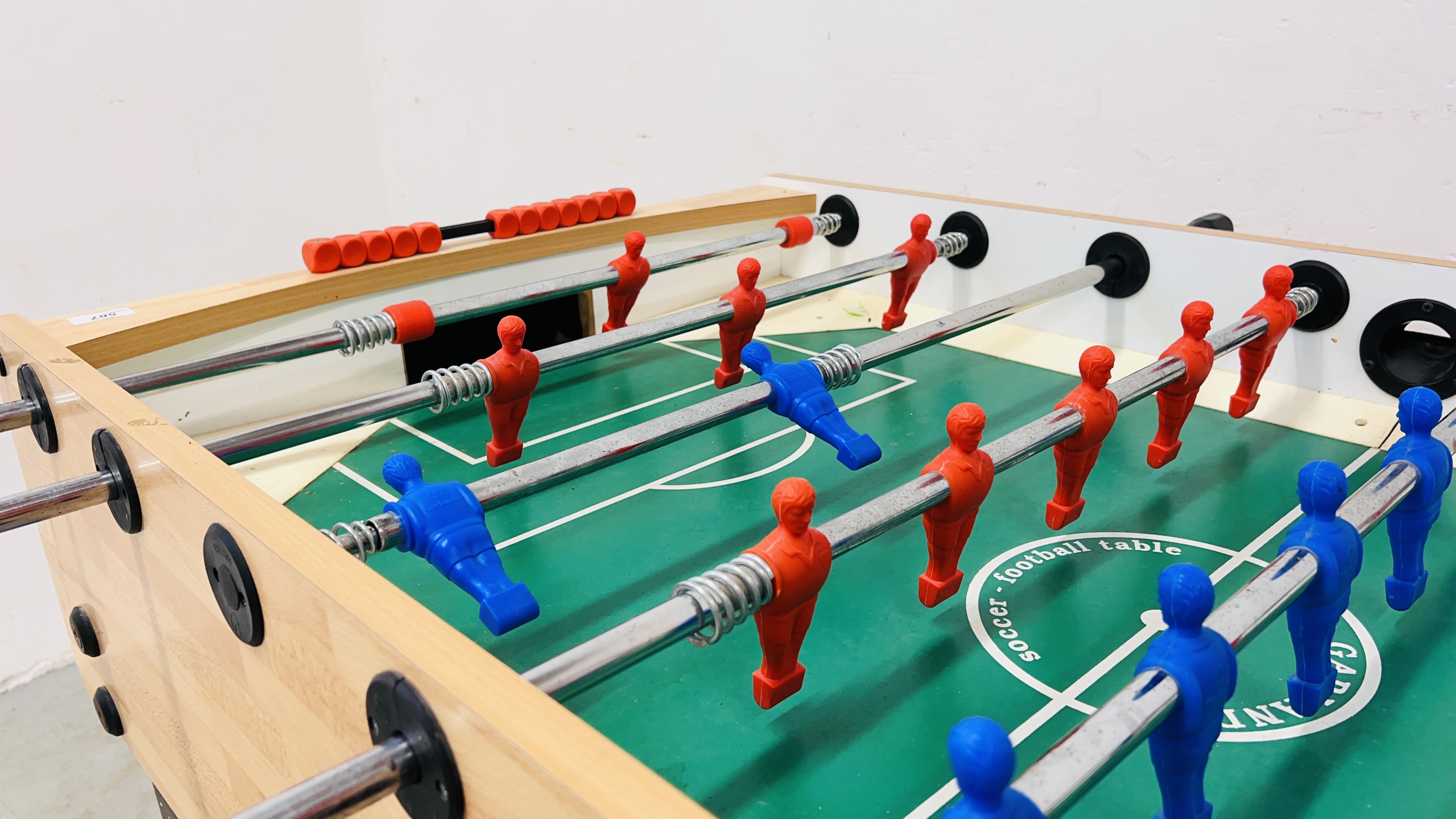 A MODERN TABLE FOOTBALL GAME W 74CM X D 130CM X H 87CM. - Image 5 of 11