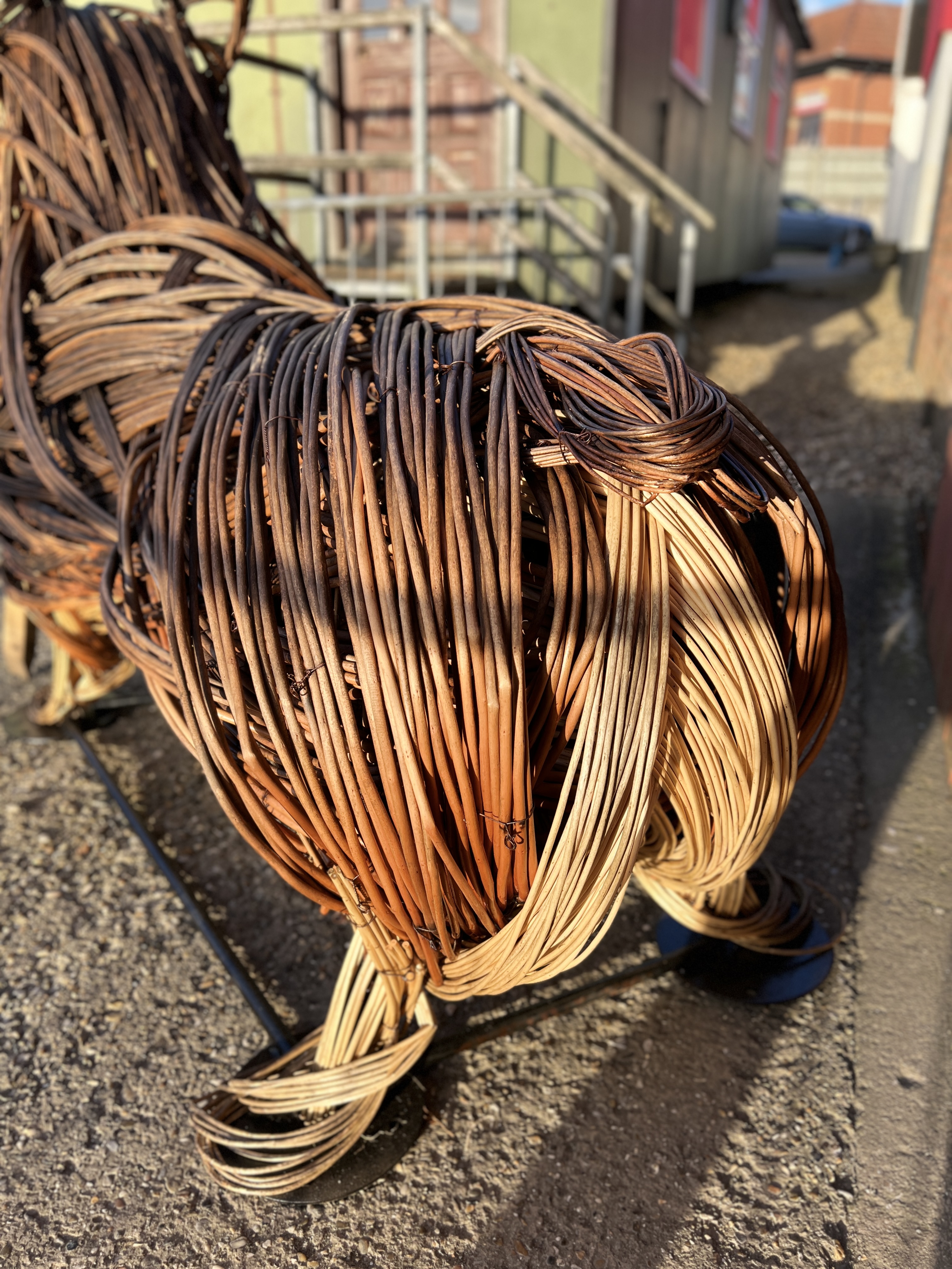 A TIN HOUSE OVERSIZE WILLOW CORGI SCULPTURE BY ALI MACKENZIE "WINNIE" No. - Image 8 of 11