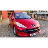 AM07 GRX PEUGEOT 207 URBAN 1360CC PETROL. ODOMETER READING: 36,467. FIRST REGISTERED 08/08/2007.